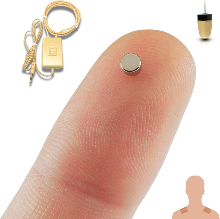 PingaOculto Spion Kopfhörer für Prüfung Mini Nano Unsichtbare Kopfhörer für Handy mit Mikrofon mit H
