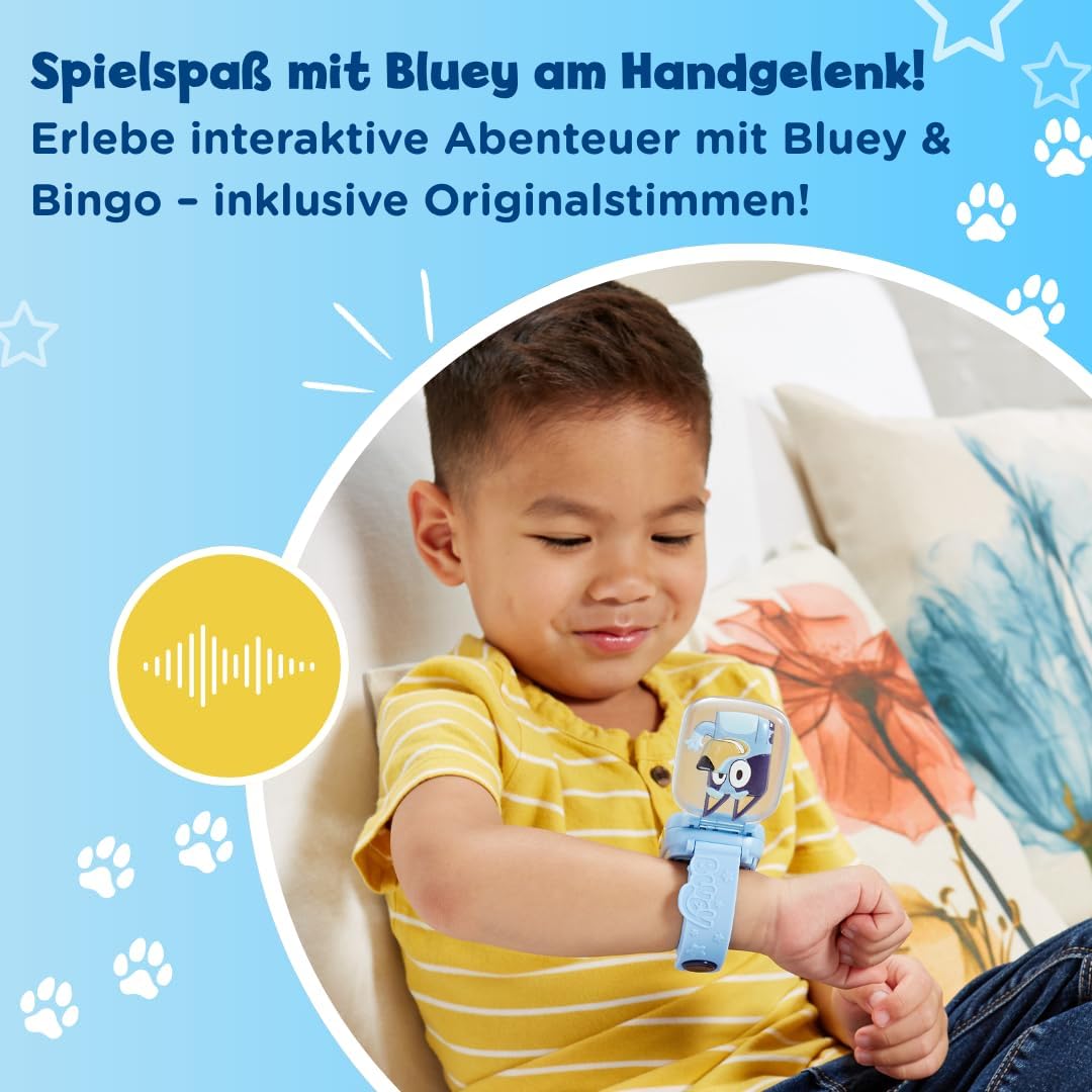 VTech 80-554504 Bluey-Lernuhr, Mehrfarbig