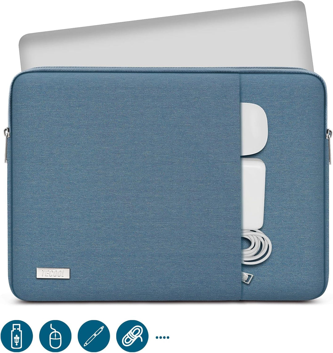 TECOOL Laptoptasche 15,6 Zoll Laptop Hülle, wasserdichte Notebooktasche Schutzhülle Notebook Sleeve