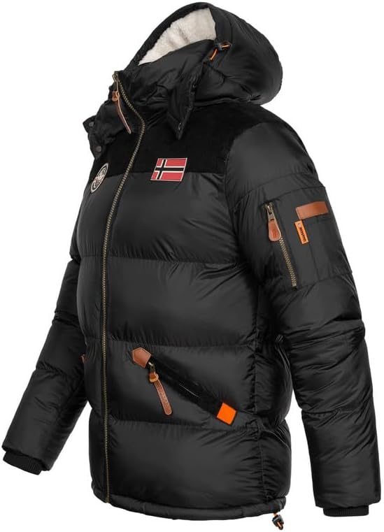 Geographical Norway Celian Men - Winterjacke Herren Warme Steppung Mann Herbst Winter - Warme Mantel