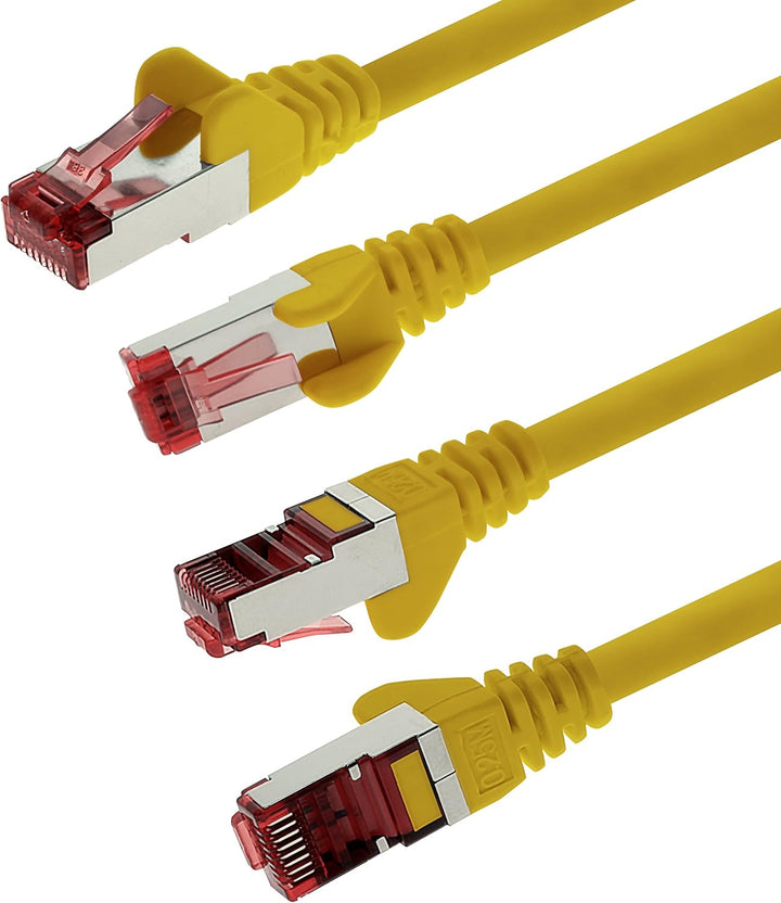 1aTTack.de - 10x 3 Meter CAT6 Patchkabel S/FTP PIMF Schirmung CAT.6 RJ45 Netzwerkkabel Ethernetkabel