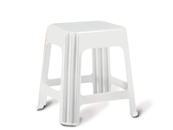 Giganplast Hocker, Kunststoff, Weiss