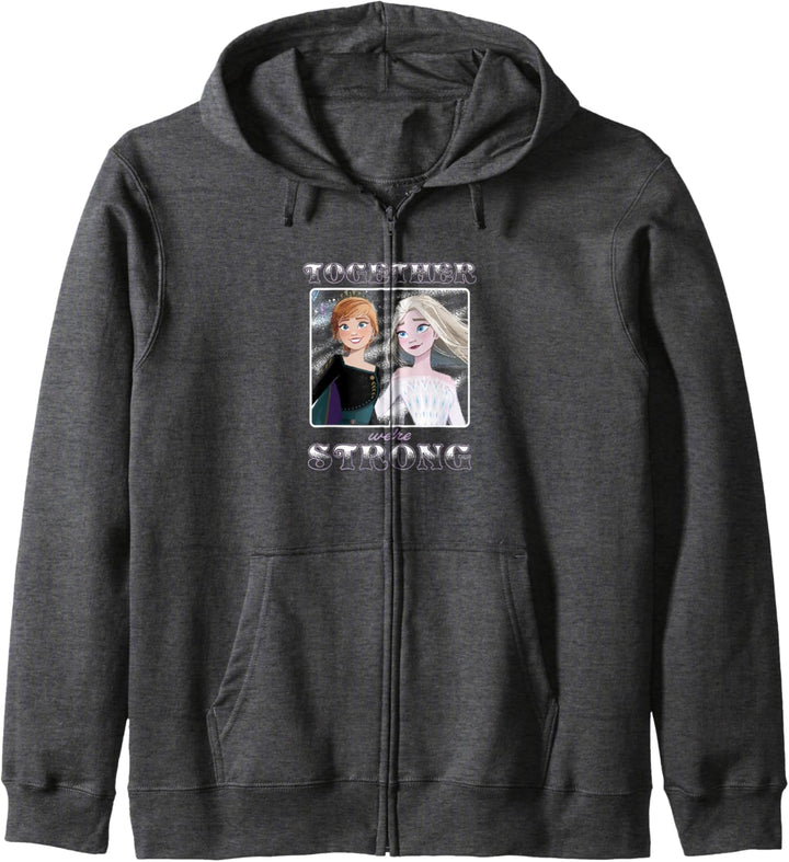 Disney Frozen 2 Anna & Elsa Together We're Strong Kapuzenjacke