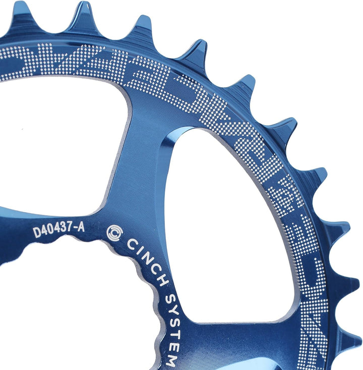 Race Face Blue Direct Mount Narrow-Wide MTB Chainring Einzhel, Einzhel