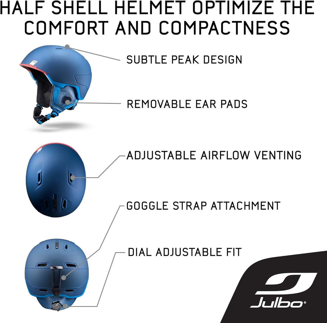 Julbo Hal Skihelm Black 2020 Snowboardhelm Schwarz 54/58, Schwarz 54/58