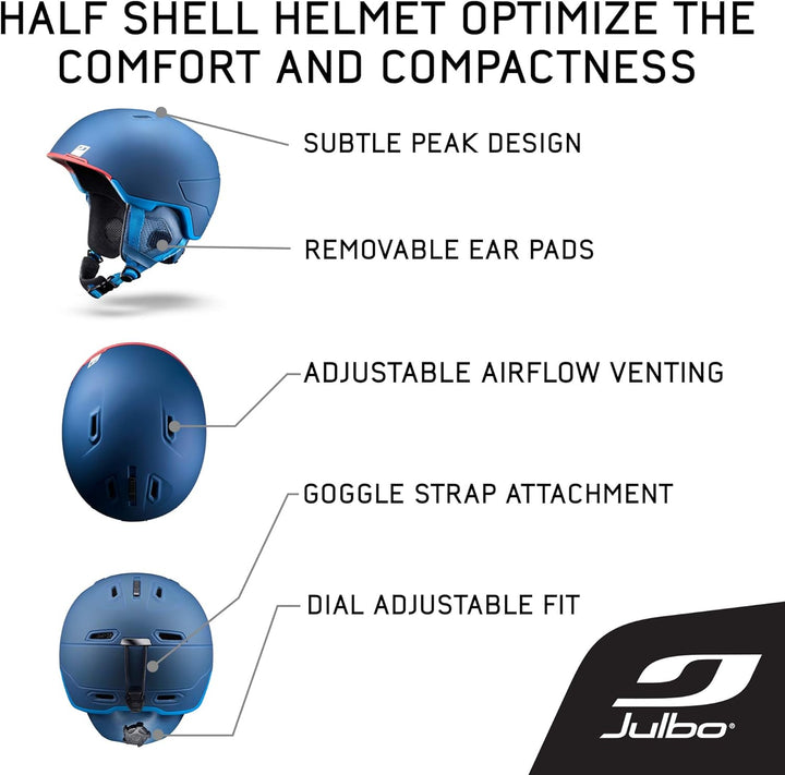 Julbo Hal Skihelm Black 2020 Snowboardhelm Schwarz 54/58, Schwarz 54/58