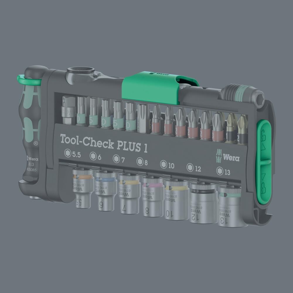 Wera 05049055001 Tool-Check PLUS 1, 39-teilig, Tool-Check PLUS 1