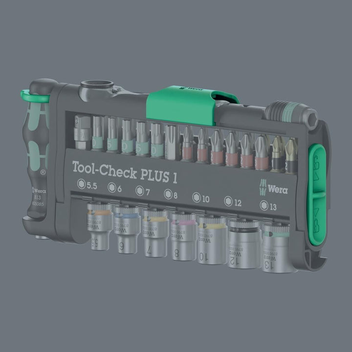 Wera 05049055001 Tool-Check PLUS 1, 39-teilig, Tool-Check PLUS 1