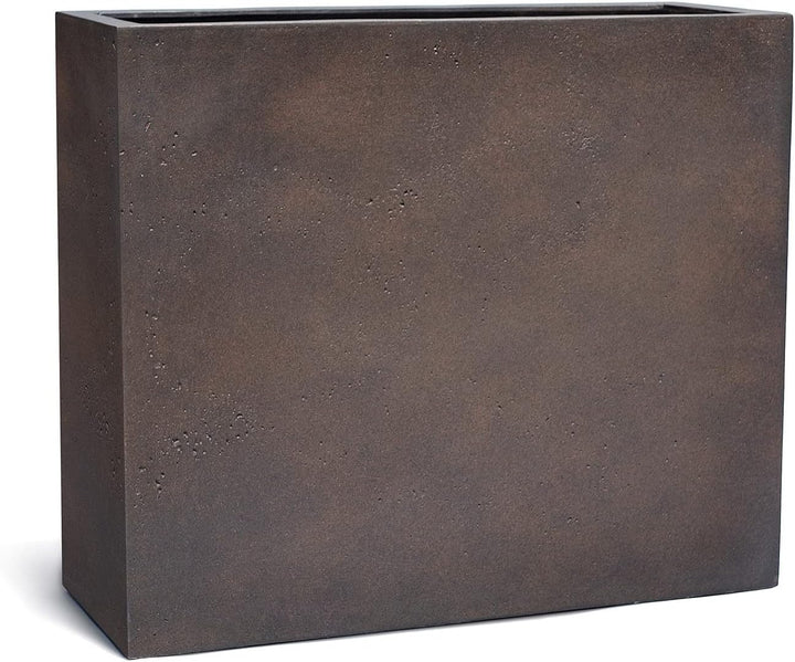 ESCHBACH® Pflanzkübel HIGH Box 80 Rost Braun Raumteiler XL * 80 x 30 x 68 cm * 10 Jahre Garantie