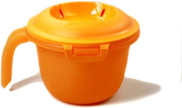 Tupperware Mikrowelle Junior-Reis-Meister 550 ml orange/weiss Single Reiskocher
