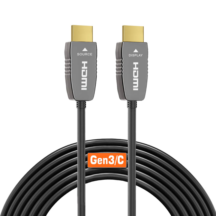 RUIPRO 8K CL2 HDMI Glasfaserkabel 10M, Zertifiziert HDMI 2.1 Ultra High Speed 48 Gbit/s, 8K@60Hz, 4K