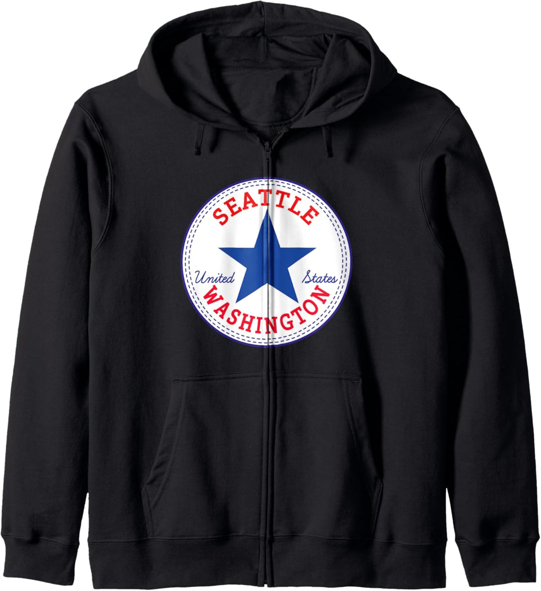 Seattle Washington USA Reise Outdoor Souvenir Kapuzenjacke