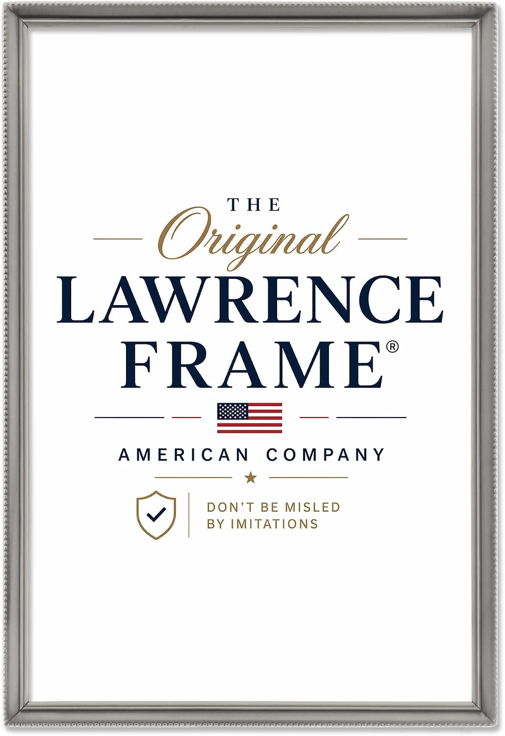 Lawrence Frames Bilderrahmen aus Zinn, Antik-Look, 20,3 x 30,5 cm zinnfarben 8x12, zinnfarben 8x12