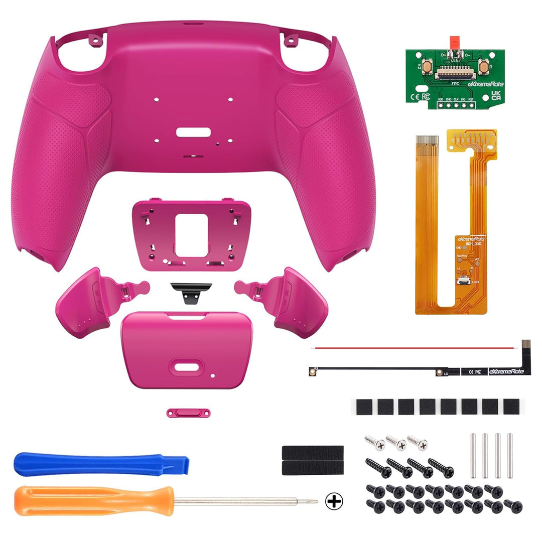 eXtremeRate Programmierbares Rise Remap Kit für ps5 Controller BDM-030/040, Remap Platine & Rückseit