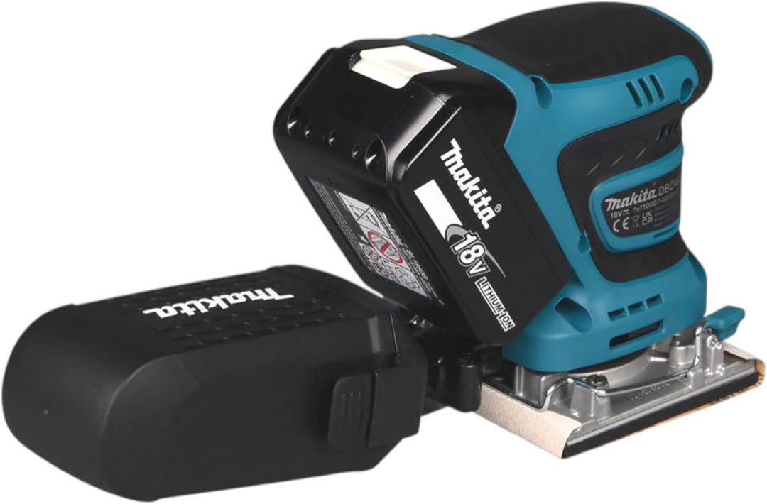 Makita Exzenterschleifer, 18 V, LXT, 114 x 140 mm, Pinzette DBO482Z