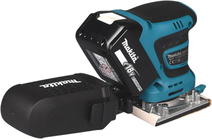 Makita Exzenterschleifer, 18 V, LXT, 114 x 140 mm, Pinzette DBO482Z