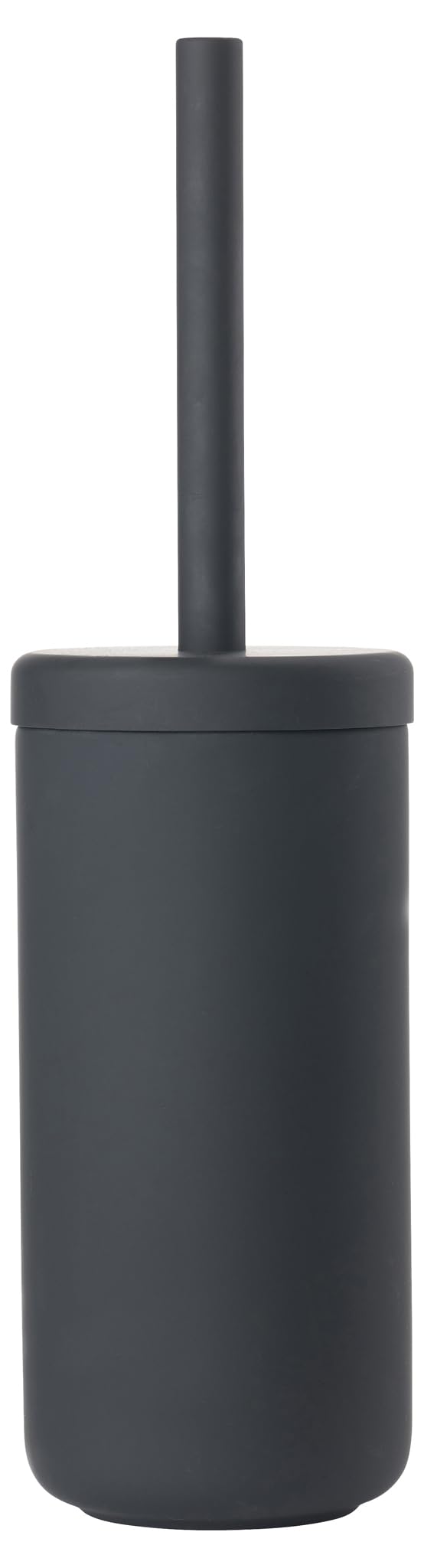 Zone Denmark Ume WC-Bürste/Toilettenbürste/WC-Garnitur, Steinzeug mit Soft Touch-Beschichtung, schwa