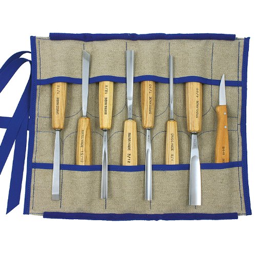 Pfeil® Bildhauereisen-Satz, Esche, 8-teilig