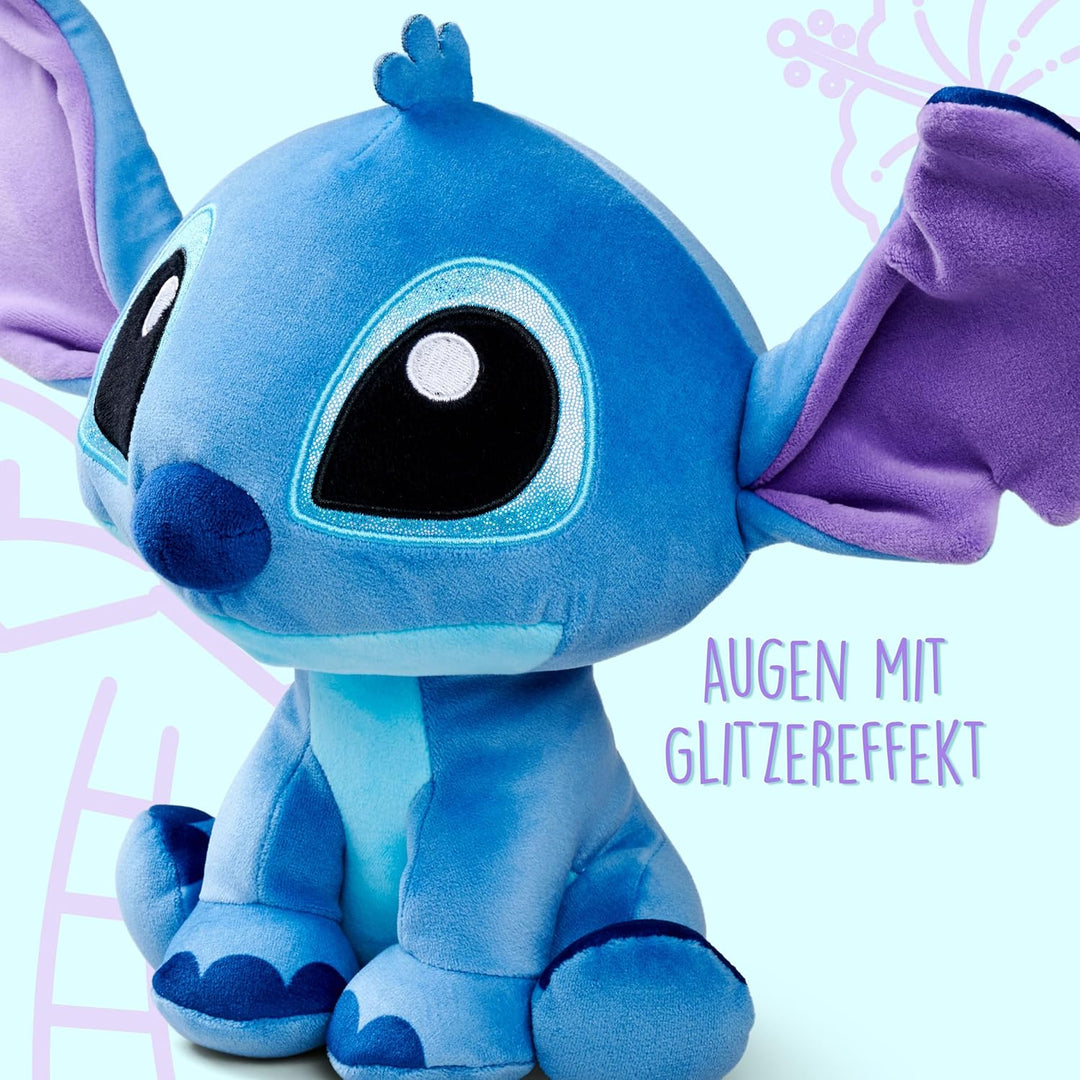 Simba Toys – Disney Doorables Plüschfigur Stitch aus Lilo und Stitch, weiche Kuschelfigur ca 25cm mi