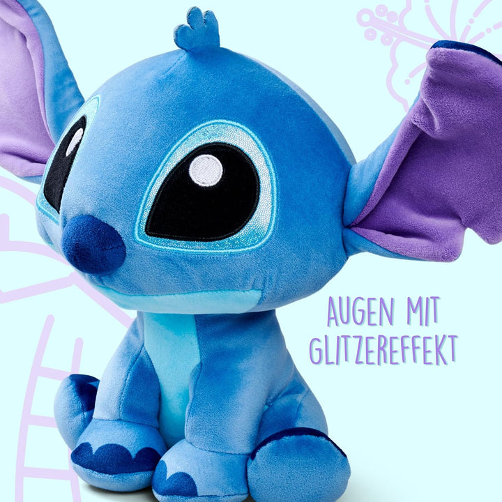 Simba Toys – Disney Doorables Plüschfigur Stitch aus Lilo und Stitch, weiche Kuschelfigur ca 25cm mi