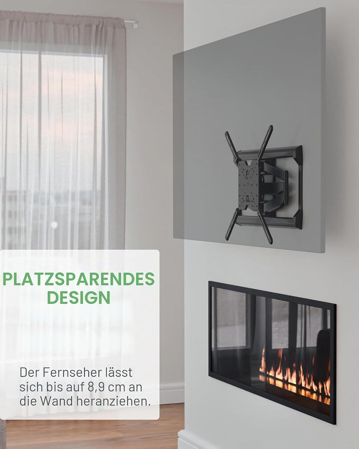 SANUS OLF24 Wandhalterung für Fernseher mit 94 cm - 228,6 cm (37 - 90 Zoll) bis zu 68 kg (20 Pfund)