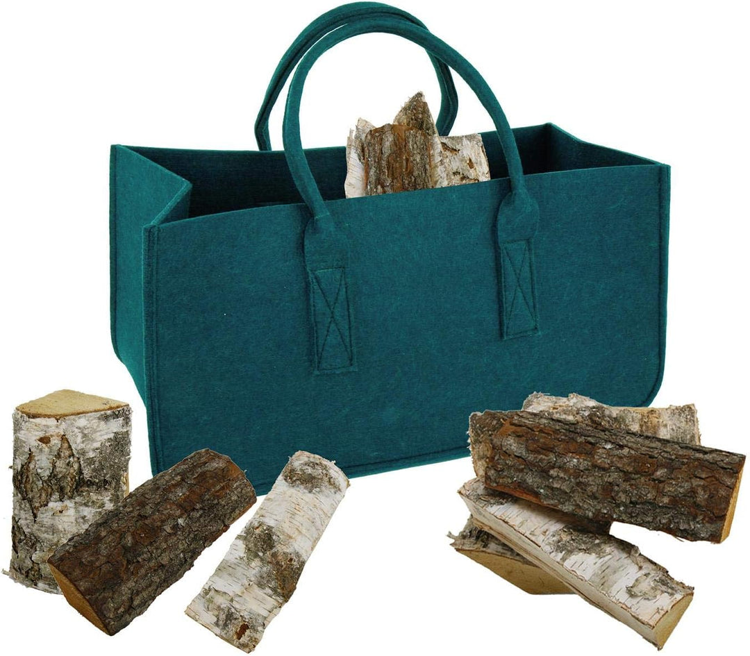 Close Up Filztasche Kaminholztasche Einkaufstasche Shopper Felt Bag, aus robustem Polyesterfilz, mit