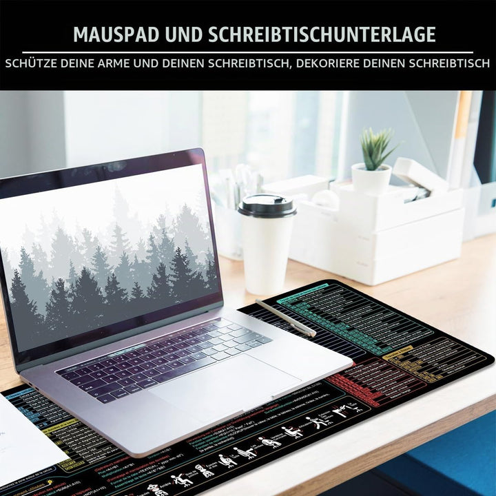 Excel Mauspad Französisch Schreibtischunterlage Gaming Mauspad Gross XL Desk Pad Bürozubehör Desk Ma
