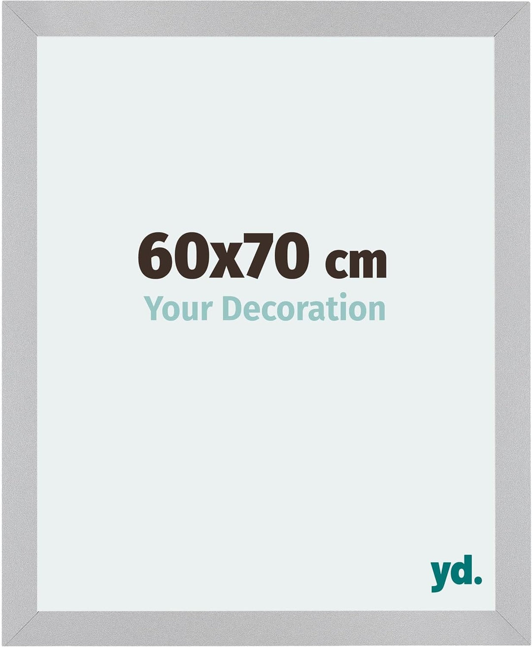 yd. Your Decoration - Bilderrahmen 60x70 cm - Bilderrahmen aus MDF mit Acrylglas - Antireflex - Ausg