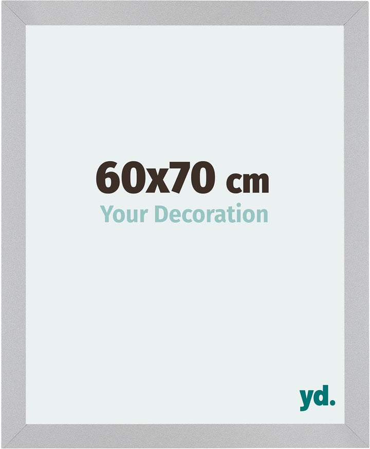 yd. Your Decoration - Bilderrahmen 60x70 cm - Bilderrahmen aus MDF mit Acrylglas - Antireflex - Ausg