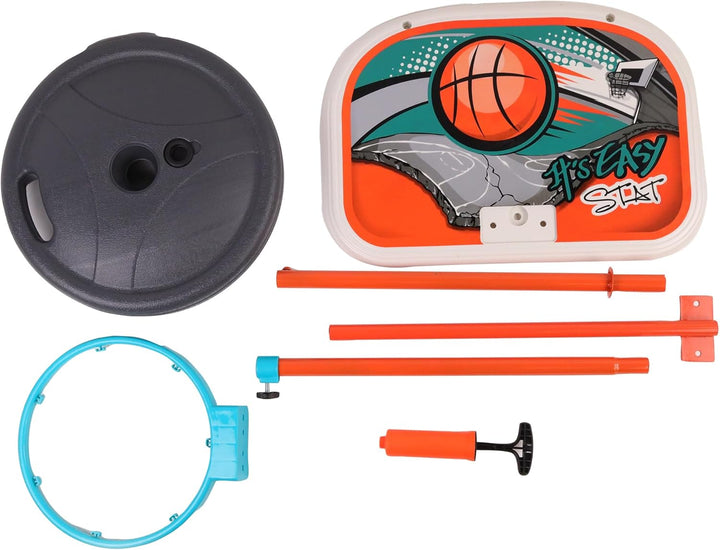 BLUE SKY - Basketballkorb mit Ball - Outdoor-Spiel - 042886 - Orange - Kunststoff - Kinder - Outdoor