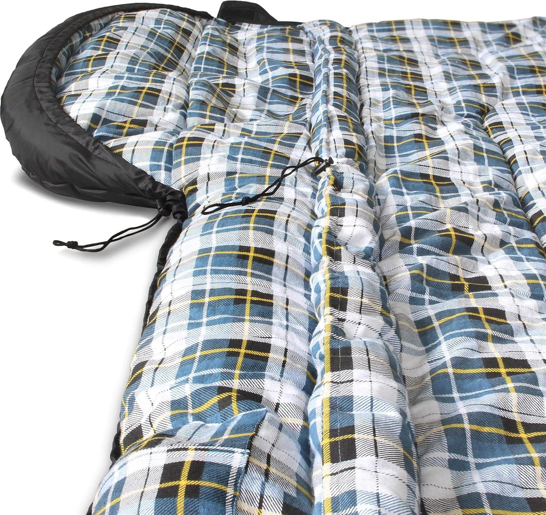 normani 4-in-1-Funktion Extrem Outdoor Schlafsack 'Antarctica' aus Nylon Rip-Stop mit 500 + 250 g/m²