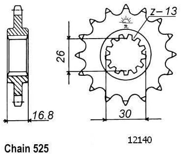 Honda Cbf 600 N/S Special Xring Jahr 08- Kit 16 42