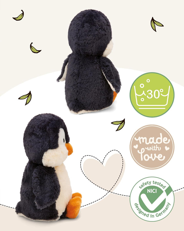 NICI Kuscheltier Pinguin Peppi 25cm - Stofftier aus weichem Plüsch, niedliches Plüschtier zum Kusche