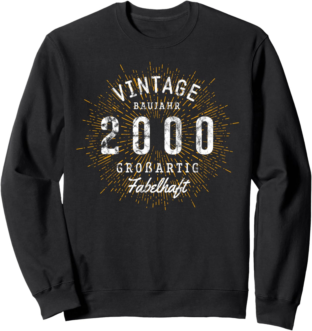 Geburtstag geboren 2000 Vintage Sweatshirt