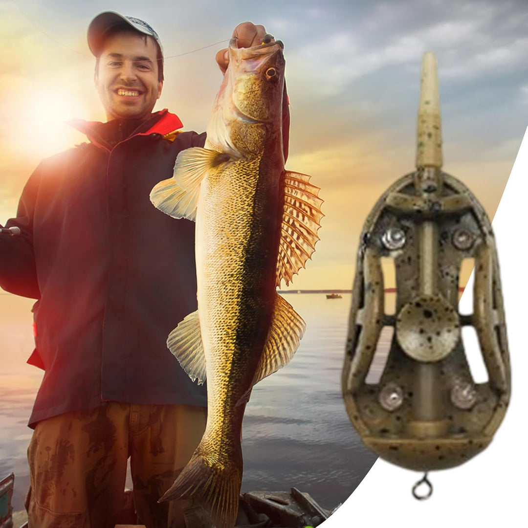Method Feeders Für Karpfenangeln - Method Feeder Rig Set,Rostfreies Fischfangzubehör Set Für Teich F