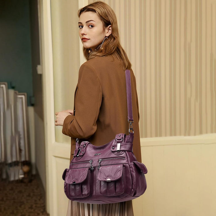 KL928 Tasche Damen Handtasche Umhängetaschen Damenhandtasche Schultertasche Lederhandtasche elegante