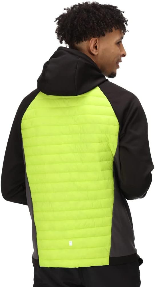 Regatta Herren Andreson VII Hybrid Hybridjacke, Schwarz, XXL XXL Bright Kiwi, XXL Bright Kiwi