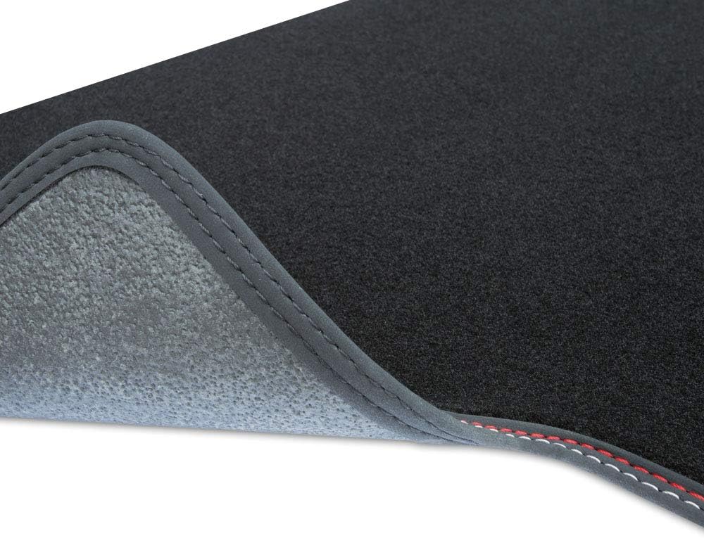 M MOTOS Velours Premium fussmatten Auto kompatibel mit VW T5 2003-2015, VW Transporter T6 2015-2019
