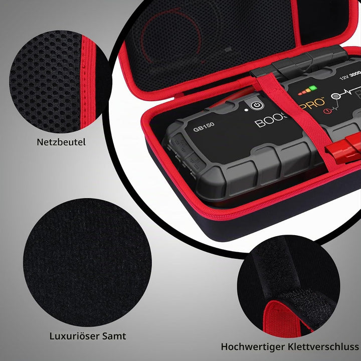 Hart Schutzhülle kompatibel mit Boost X GBX155 / Boost Pro GB150 UltraSafe Starthilfe Powerbank