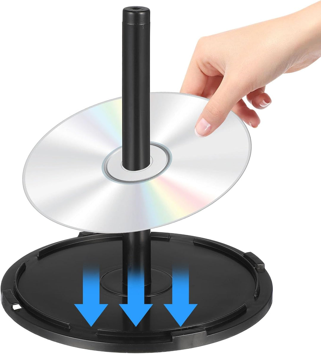 Cabilock 4 stücke Dvd Aufbewahrungseimer Klare Kunststoffbehälter Für 100 Dvds Platzsparender Organi