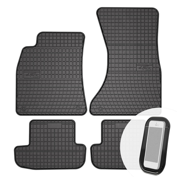 Gummimatten Auto Fussmatten Gummi Automatten Passgenau 4-teilig Set - passend für Audi A5 I 2007-201