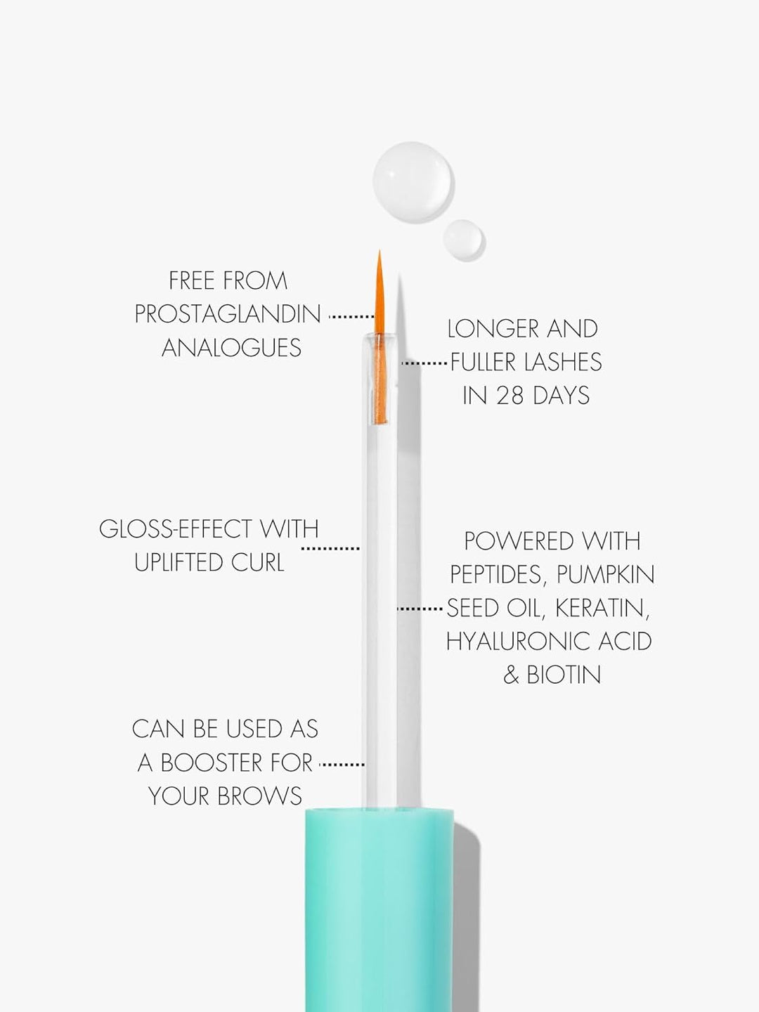 Sweed Lash Treatment Serum – kraftvolle natürliche Inhaltsstoffe mit pflegenden Peptiden, Biotin und