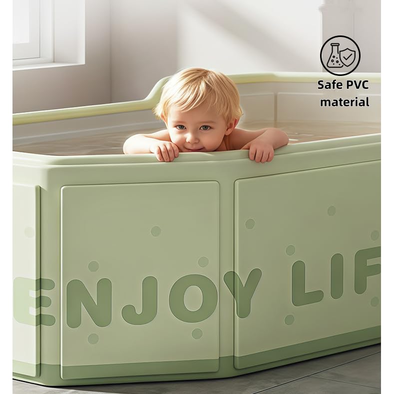 Klappbare Babybahn, Sitz mit Rutschschutzwanne, tragbare Kinderwanne, von der Geburt bis 3 Jahre, Ba
