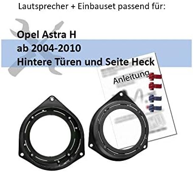 JBL Auto Lautsprecher Boxen Stage2 424 300 Watt 10 cm 2 Wege Koax passend für Opel Astra H 2004-2010