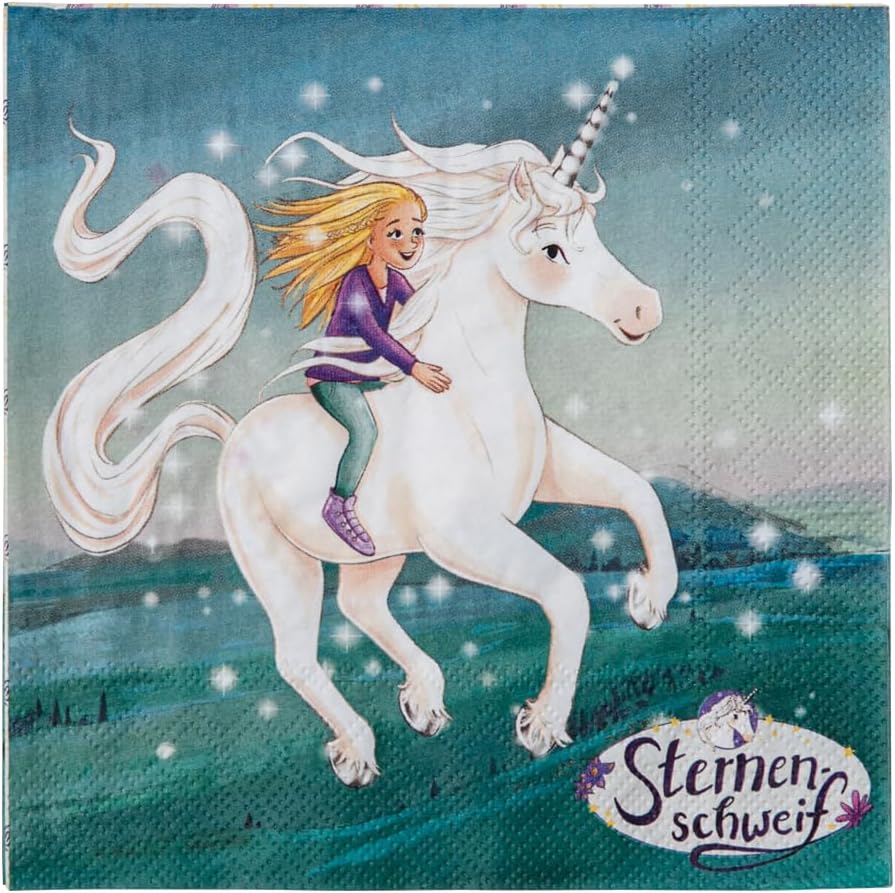 Sternenschweif Einhorn - Party-Set 68-teilig für 16 Kinder