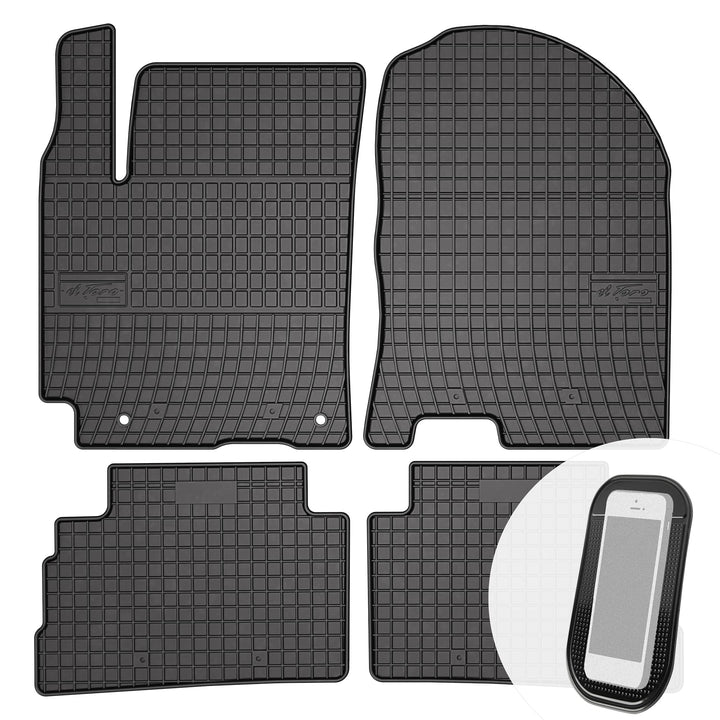 Gummimatten Auto Fussmatten Gummi Automatten Passgenau 4-teilig Set - passend für Hyundai Kona ab 20
