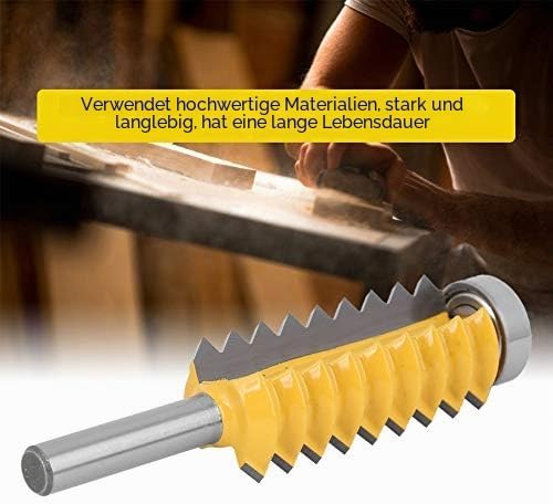 Fräser-Bit-Set, 8-Schaft-Holzbearbeitungs-Fräser, Schiene, Holm-Fräser, Umkehrbar, Fingerleim-Verbin