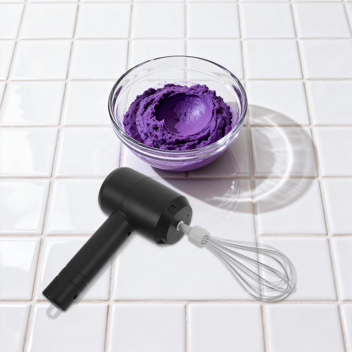Happyyami Elektrischer Haarfärbemixer für den Salon: 20-W-Akku-Handmixer zum Haarefärben – Automatis