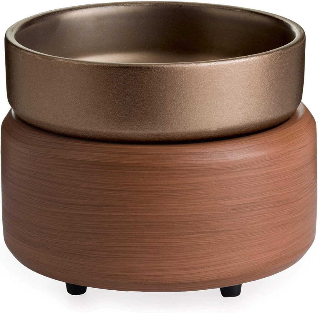 CANDLE WARMERS ETC 2 in 1 Kerzen- und Duftwärmer zum Erwärmen von Duftkerzen oder Wachsschmelzen und
