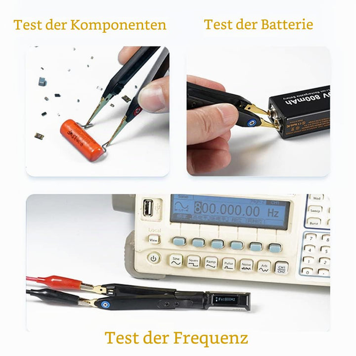 MINIWARE DT71 Digitale Pinzette LCR-Meter-Test für SMD/Widerstand/Kondensator/Induktor/Spannung/Freq